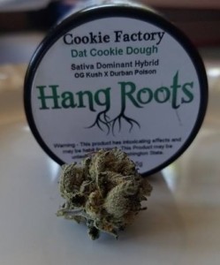hang-roots-dat-cookie-dough-flower, weed, marijuana, high-energy strains