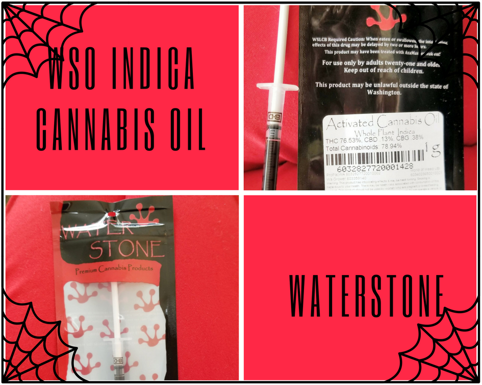 WSO Indica Cannabis Oil by Waterstone