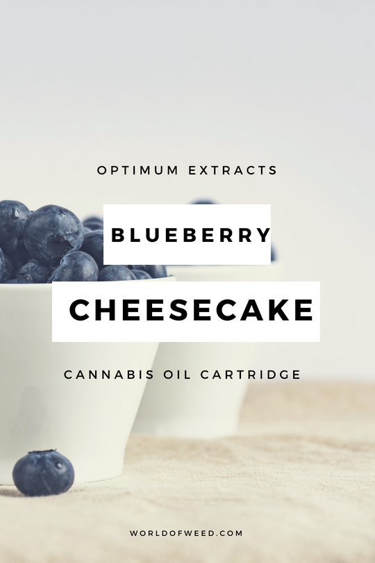 Optimum Extracts Blueberry Cheesecake Cannabis Oil Cartridge 