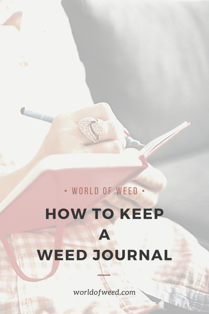 How to Keep a Weed Journal