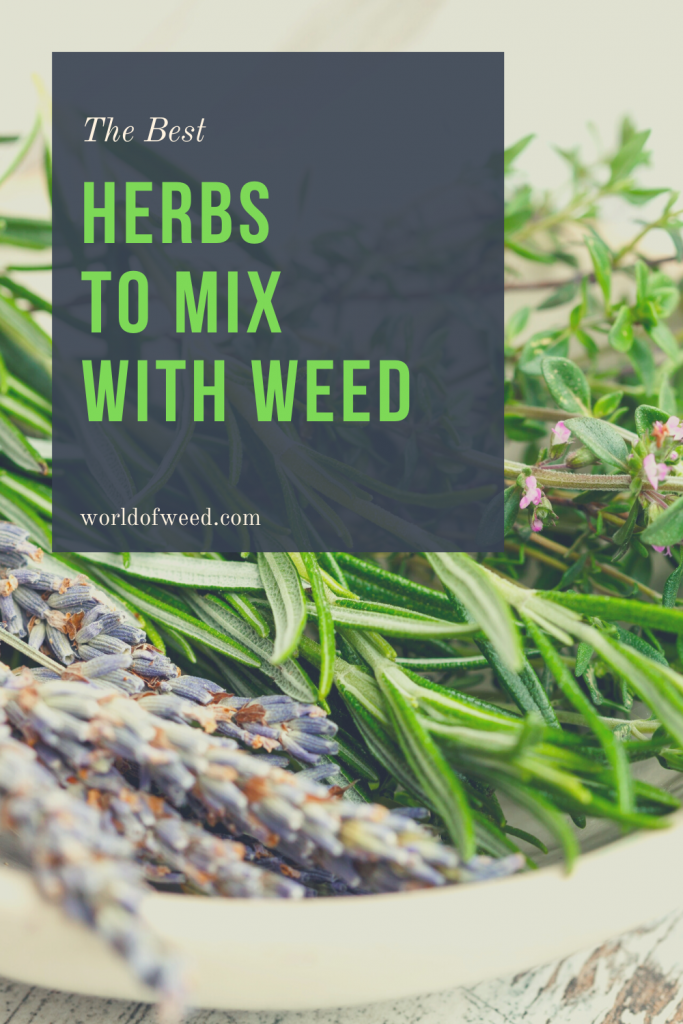 The best herbs to mix with weed.