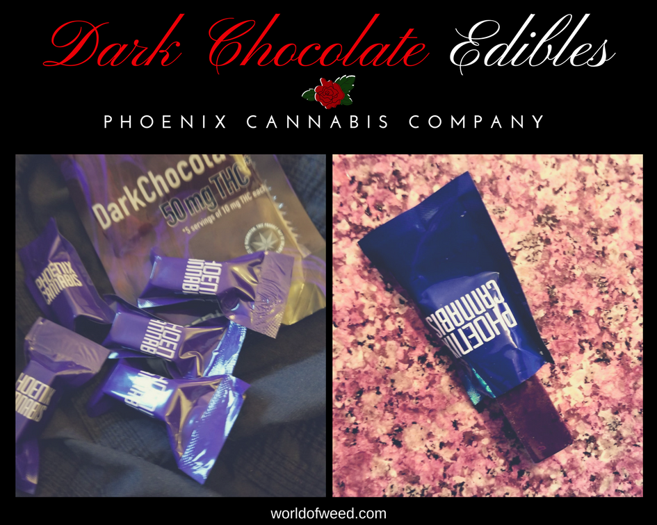 Phoenix Cannabis Company – Dark Chocolate Edibles 50 mg