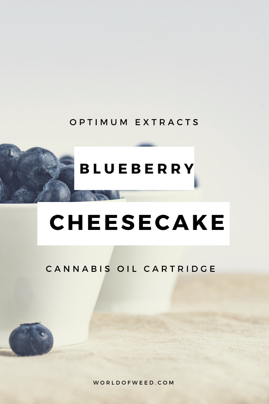 Optimum Extracts Blueberry Cheesecake Cannabis Oil Cartridge