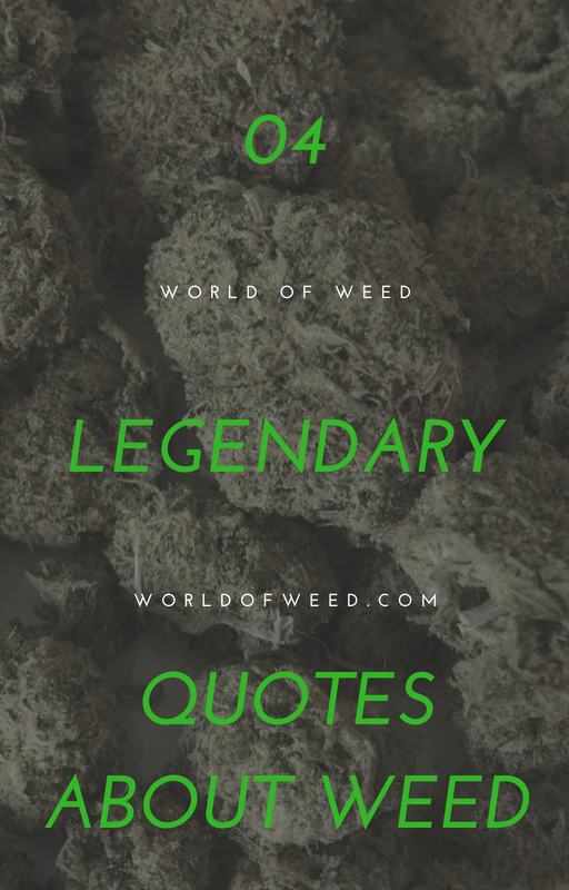 04 Legendary Quotes About Weed [INFOGRAPHIC]