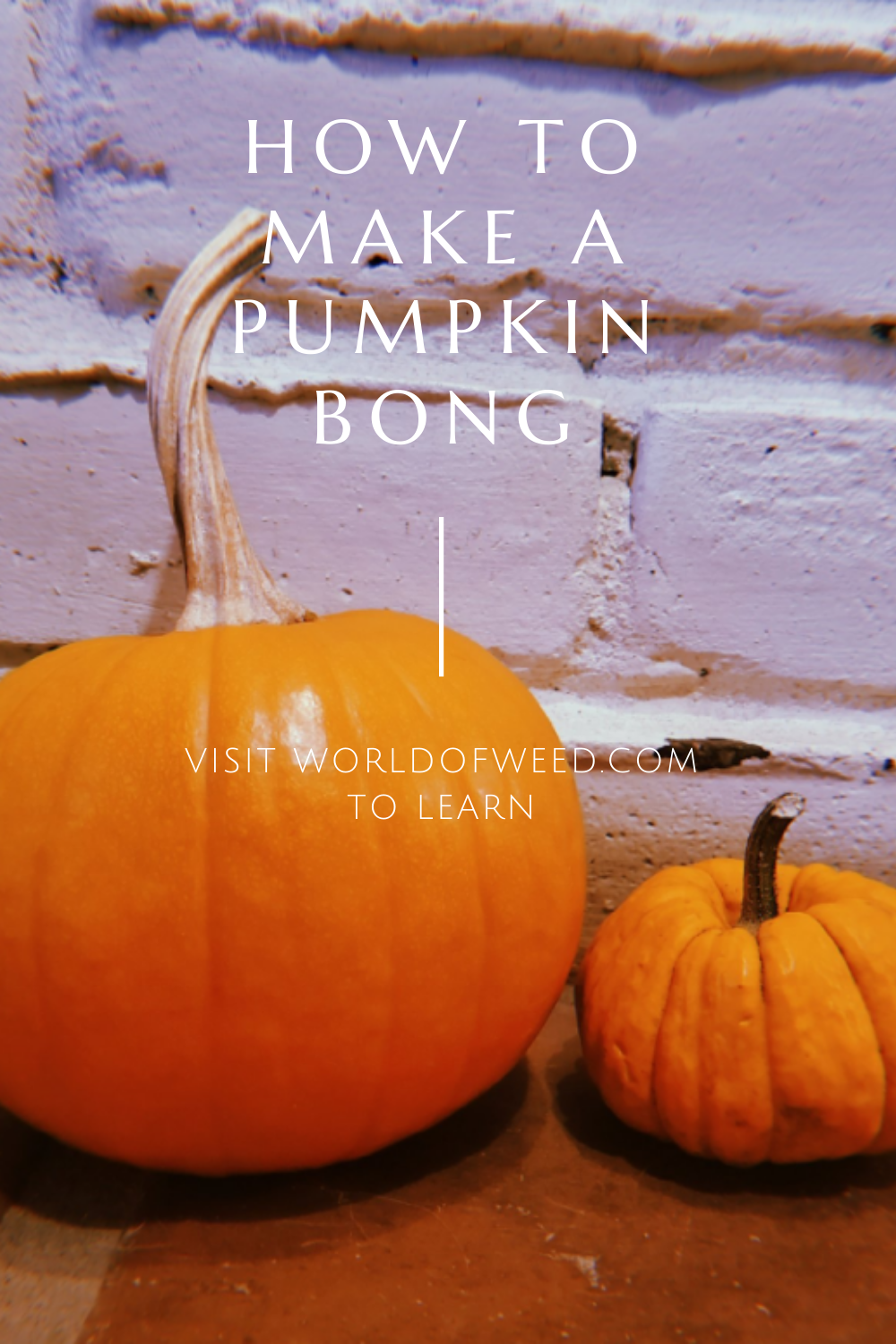 How to Make a Pumpkin Bong (in 6 Easy Steps)