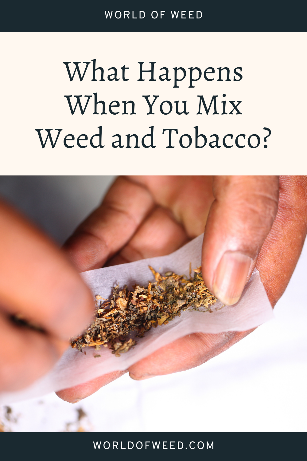 What Happens When You Mix Weed and Tobacco?