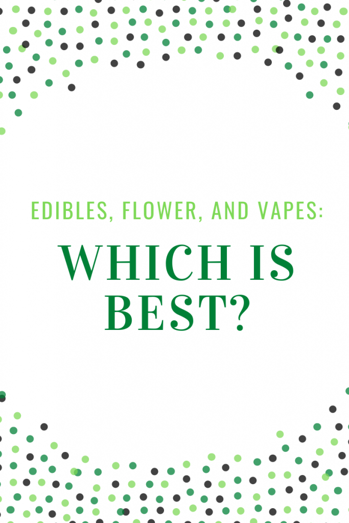 cannabis edibles, flower, and vapes - which is best? Tacoma dispensary World of Weed gives a guide. 